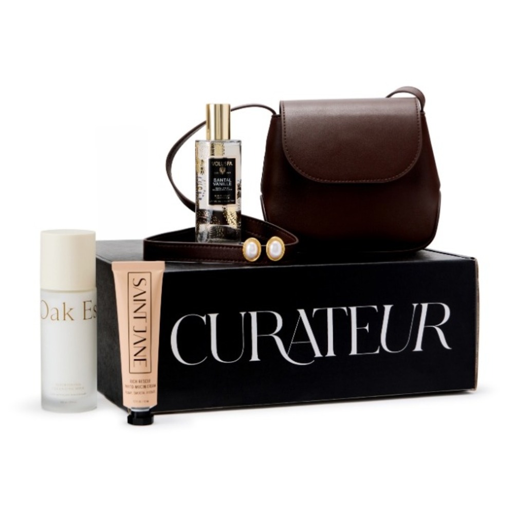 Curateur NWBOX Kit Sancia Kaia Bag Voluspa Santal Vanille Saint Jane Oak